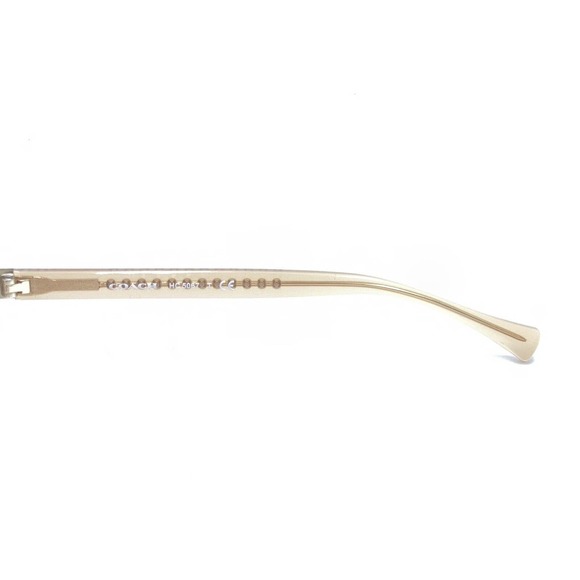 Coach HC 5067 9234 Satin Brown Gold Crystal Eyeglasses Frames 53-17 135 Women - Picture 9 of 12